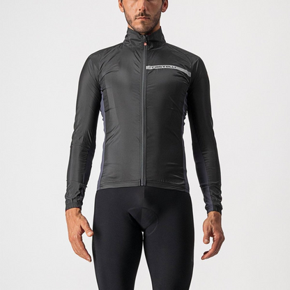 Jacke CASTELLI SQUADRA STRETCH Schwarz/Grau