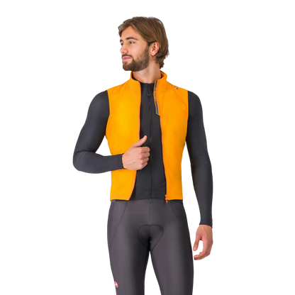 Ärmellose Jacke CASTELLI ESPRESSO Orange