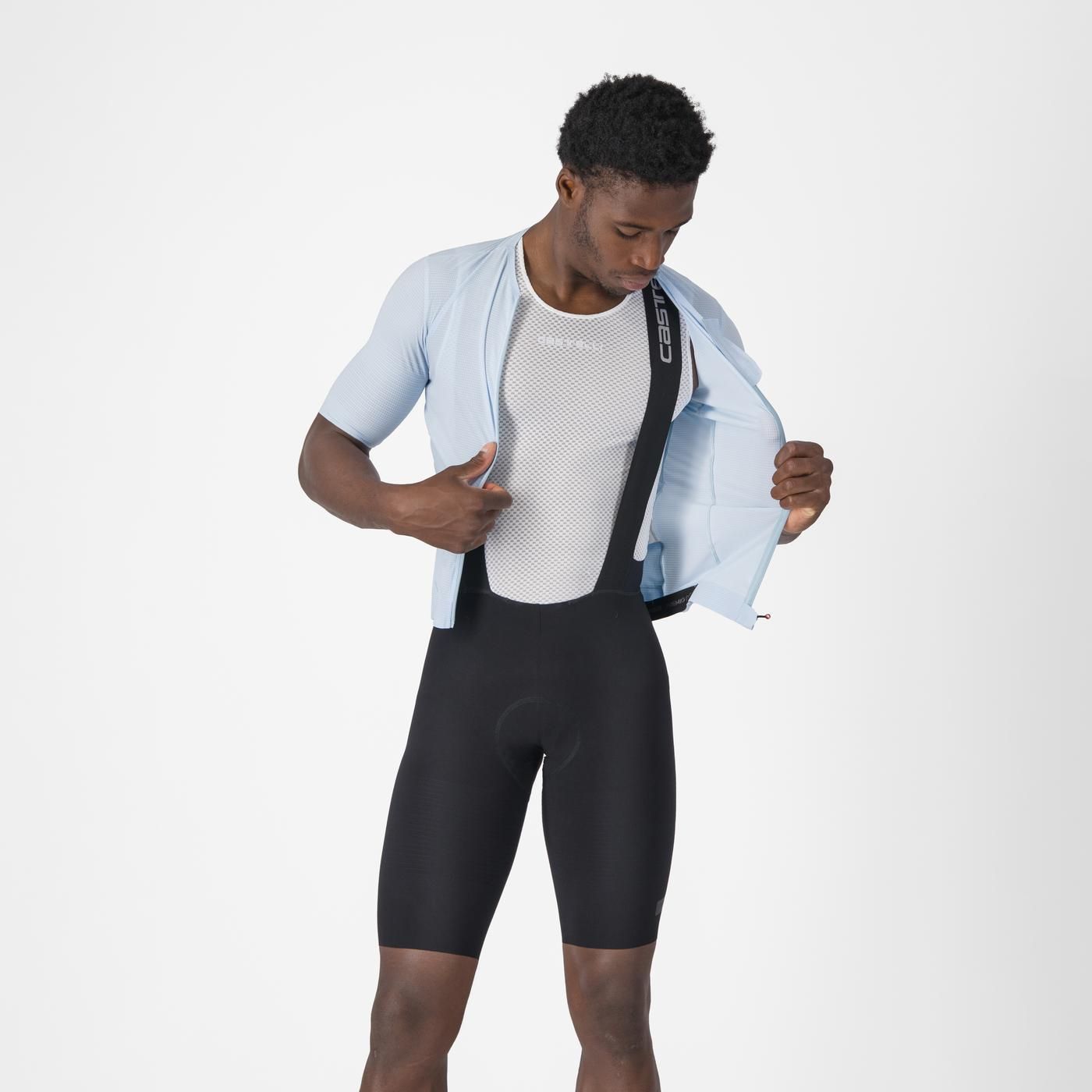 CASTELLI PREMIO EVO Kurze Trägerhose Schwarz