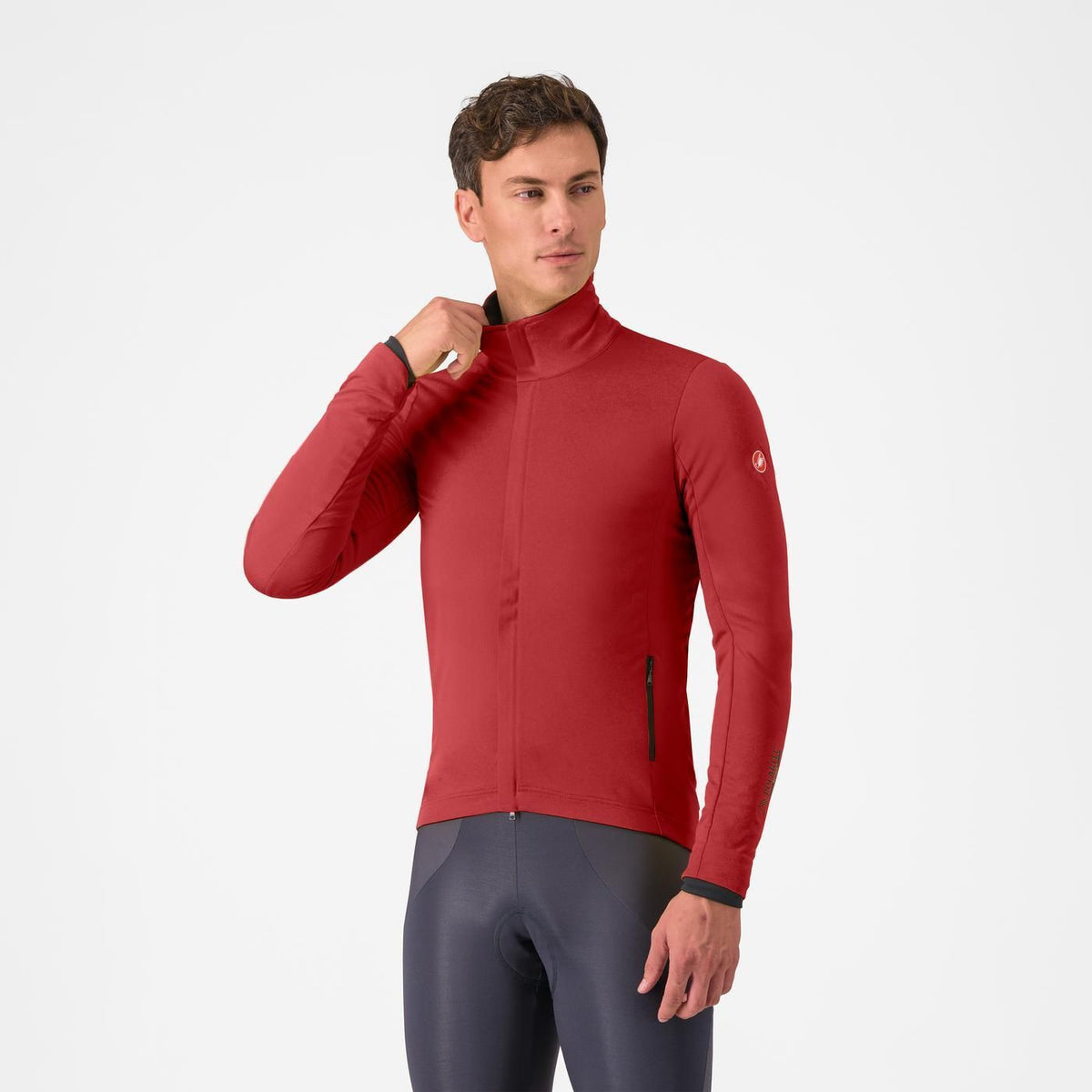 Jacke CASTELLI ALPHA 150 Bordeaux/Schwarz