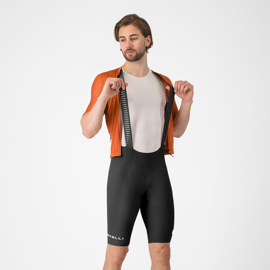 CASTELLI ESPRESSO 2 Kurze Trägerhose Schwarz