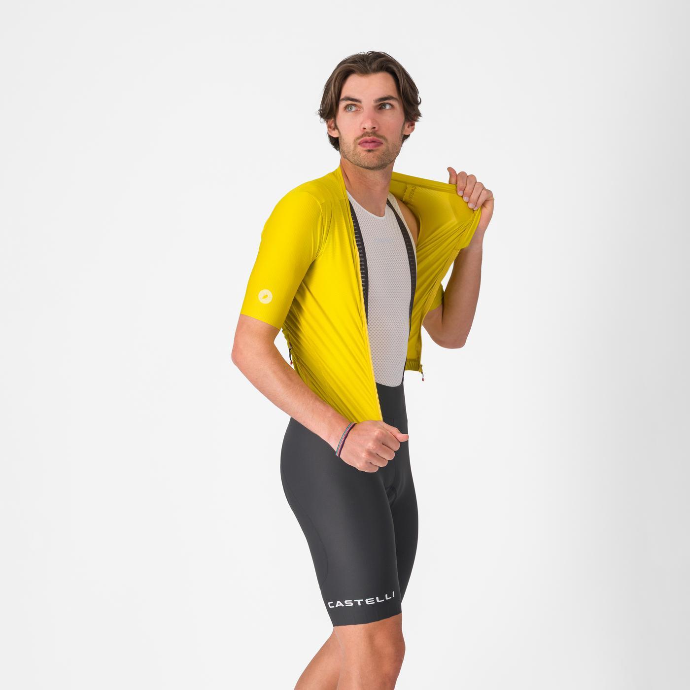 CASTELLI ESPRESSO 2 Kurze Trägerhose Dunkelgrau