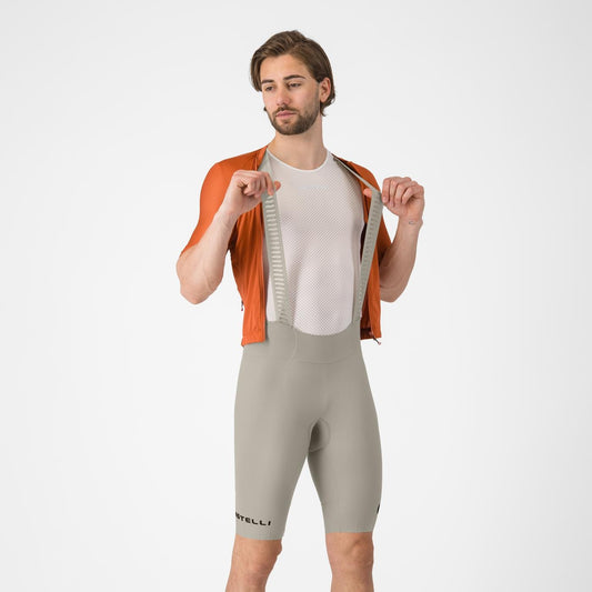 CASTELLI ESPRESSO 2 Silver Moon Kurze Trägerhose