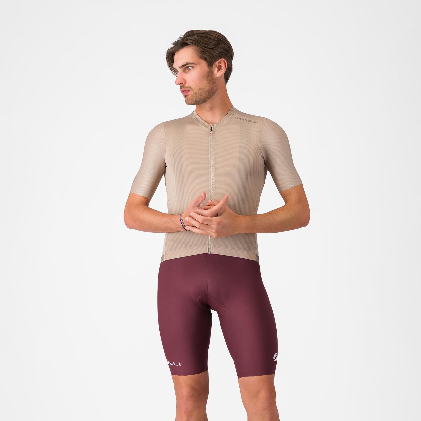 CASTELLI ESPRESSO 2 Bordeaux Kurze Trägerhose