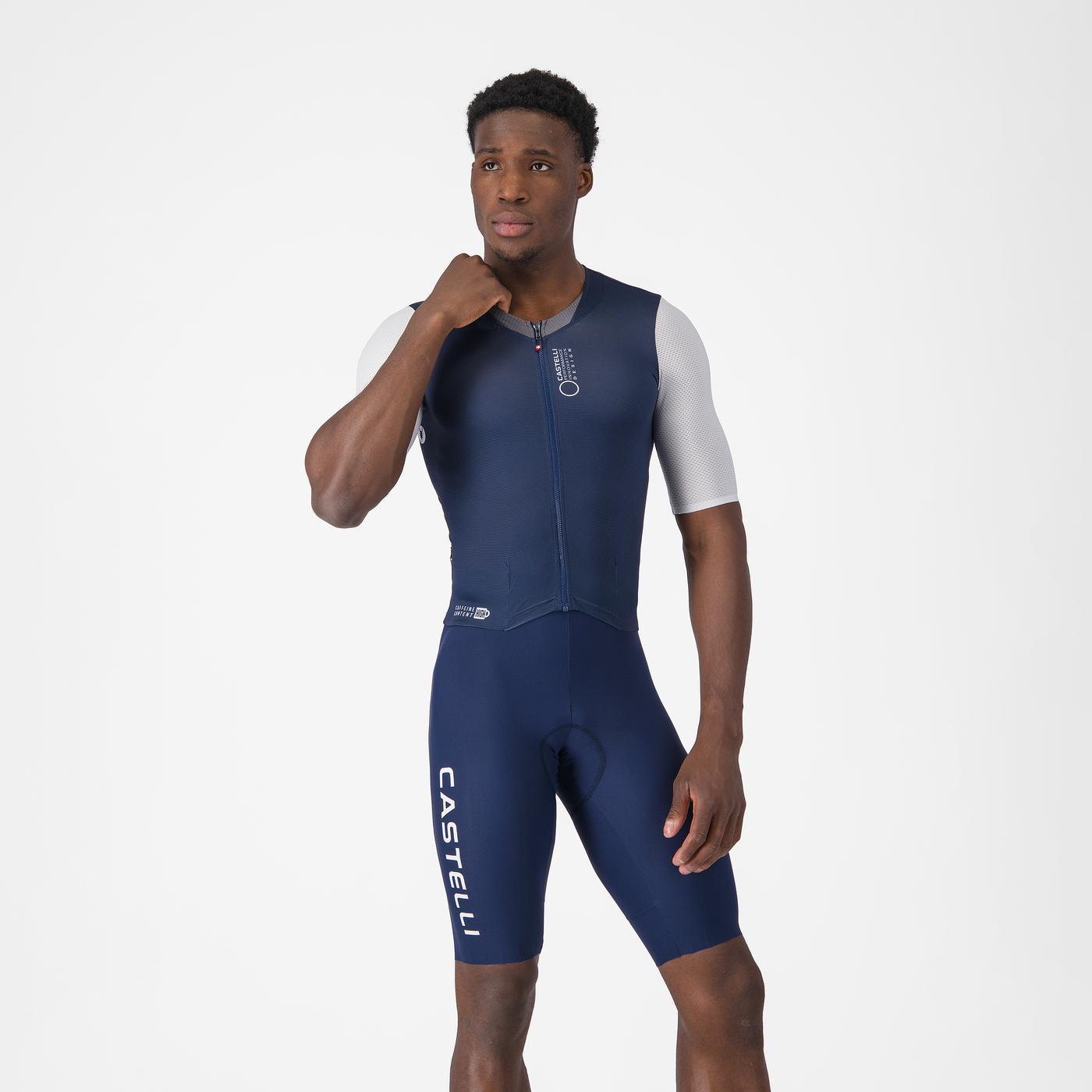 CASTELLI SATURDAY MORNING Einteiler Blau/Weiß