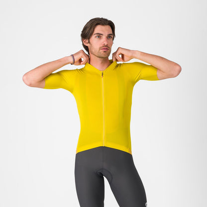 Trikot CASTELLI ESPRESSO 2 Kurzarm Gelb