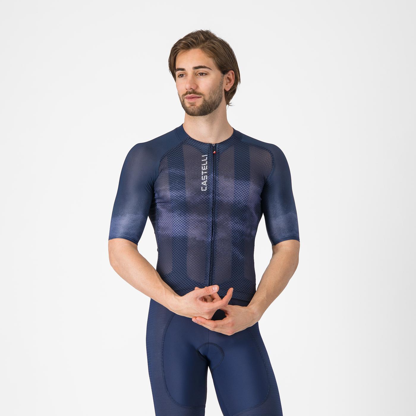 Trikot CASTELLI CLIMBER'S A/C Kurzarm Blau 2026