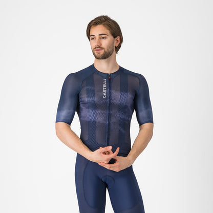 Trikot CASTELLI CLIMBER'S A/C Kurzarm Marine