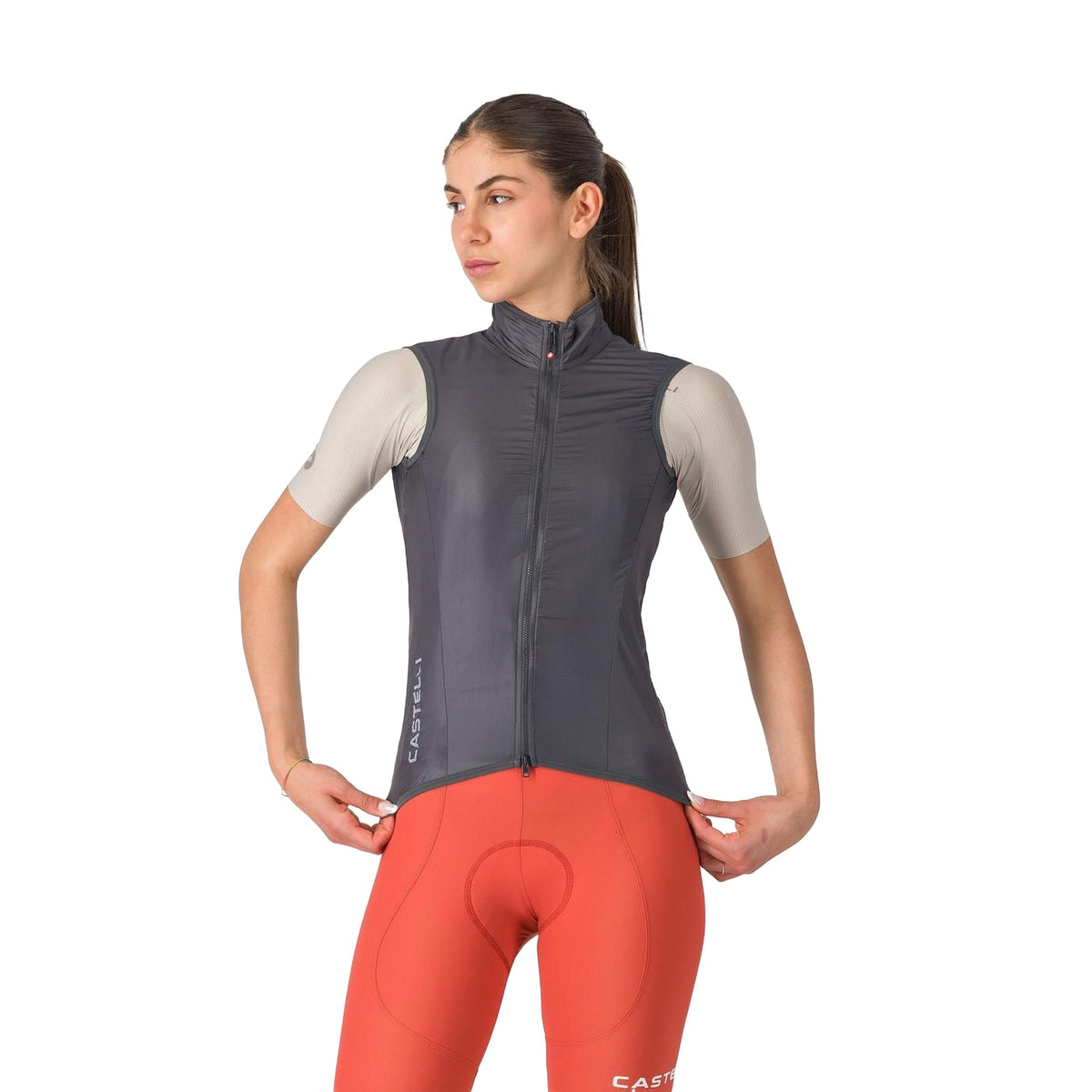 CASTELLI ARIA 2 Damen-Radweste Dunkelgrau 2026