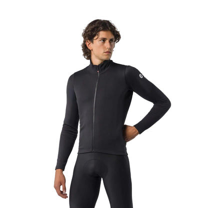 Trikot CASTELLI COMPETIZIONE THERMAL Langarm Schwarz