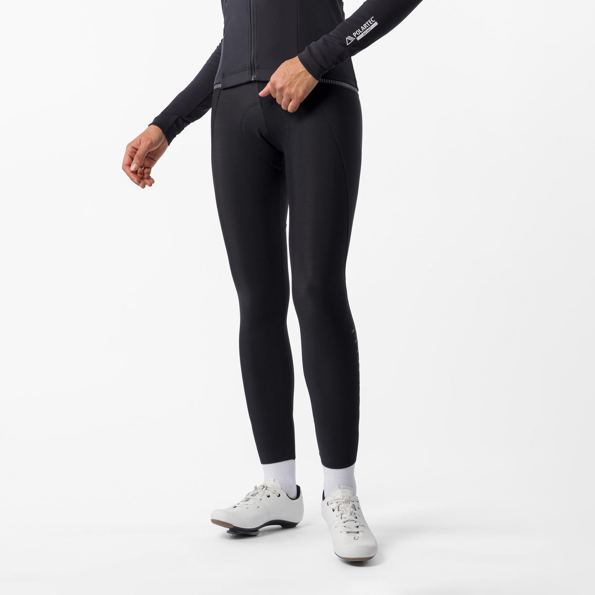 Lange Trägerhose CASTELLI ESPRESSO 2 DT Damen Schwarz
