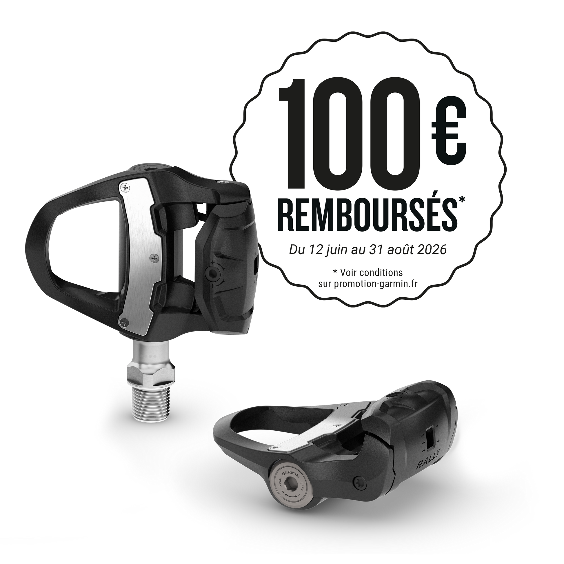 Leistungssensor-Pedale GARMIN RALLY RK 110 – Probikeshop