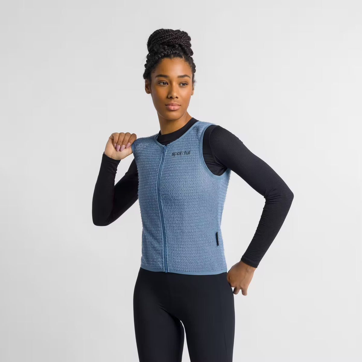 SPORTFUL ALPHA® ärmelloses Damen-Funktionsunterhemd Blau