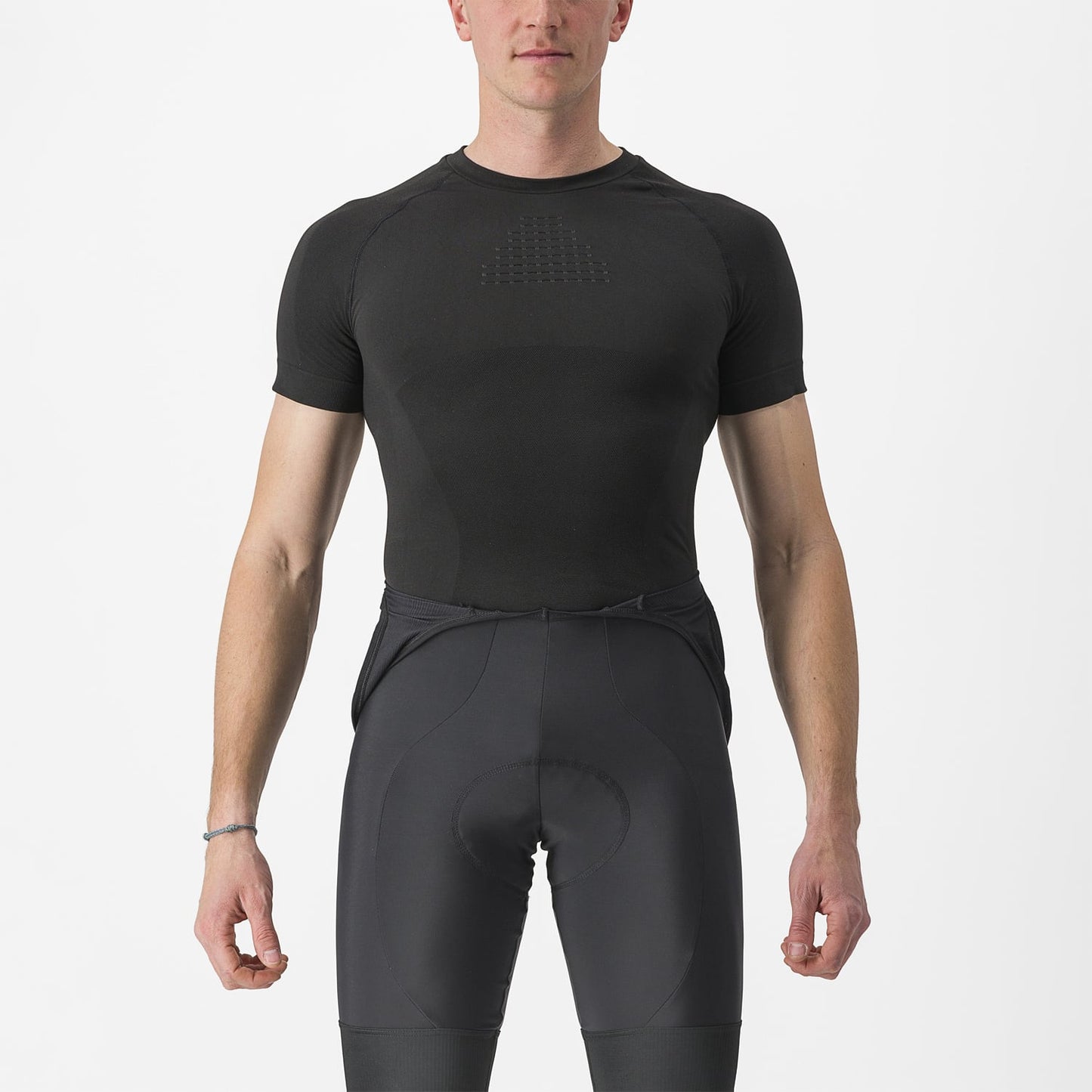 Unterwäsche CASTELLI CORE SEAMLESS Kurzarm Schwarz