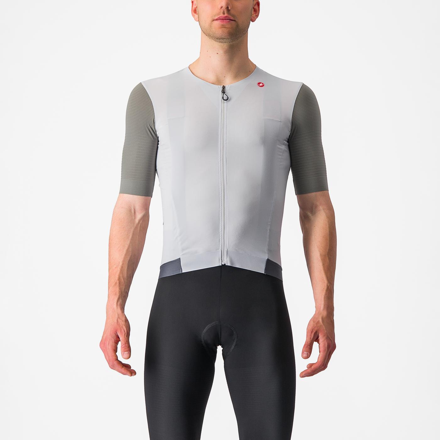 CASTELLI PREMIO Trikot Kurzarm Schwarz/Grau