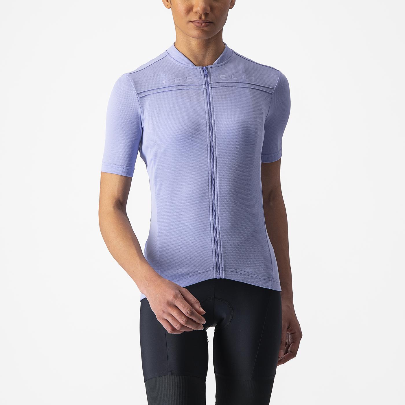 Trikot CASTELLI ANIMA 4 Damen Kurzarm Violett