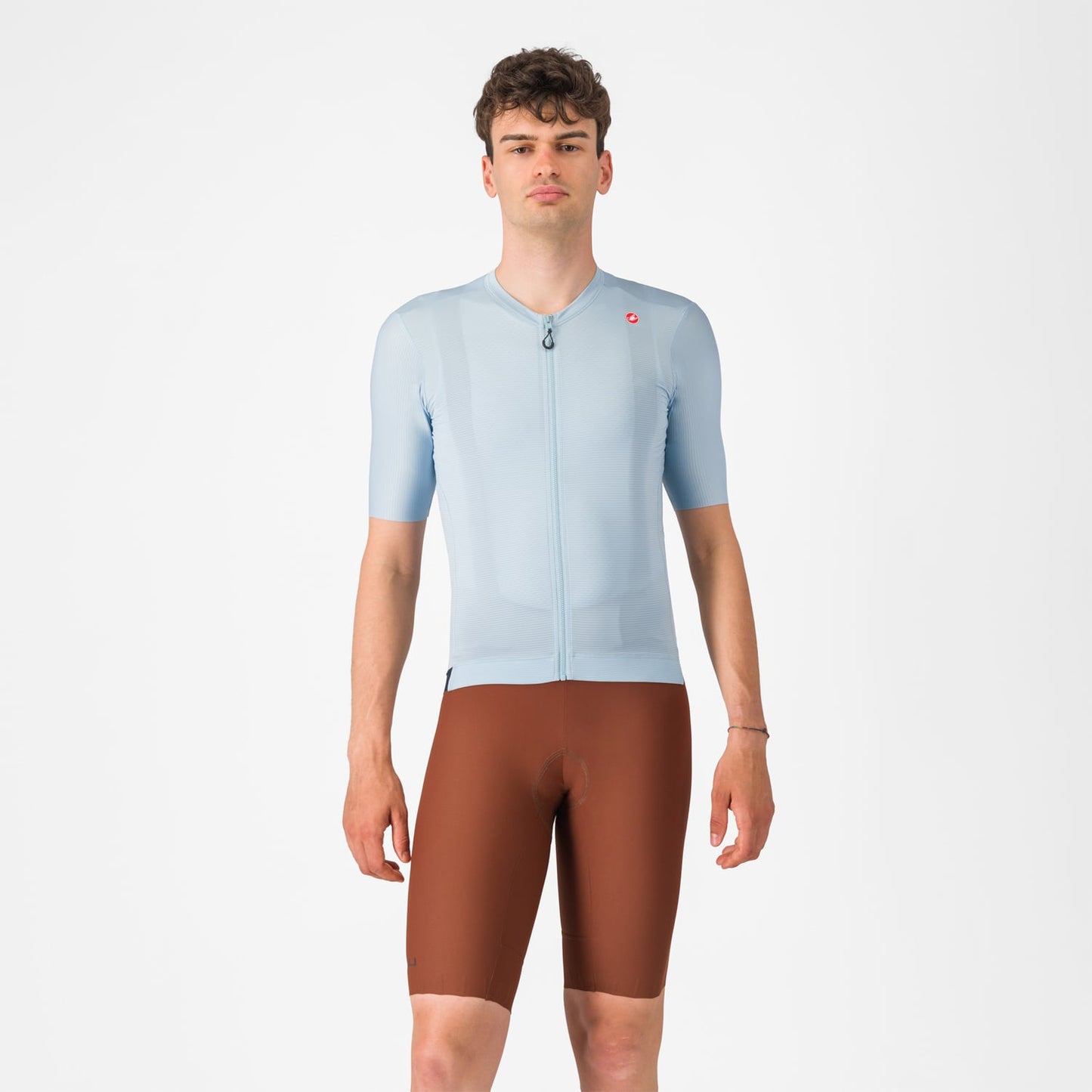 Kurze Trägerhose CASTELLI ESPRESSO Mocha