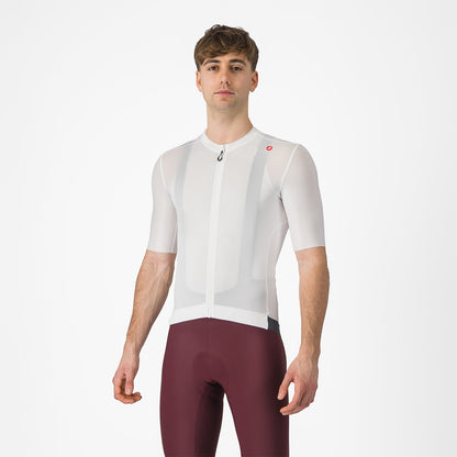 Trikot CASTELLI ESPRESSO Kurzarm Weiß