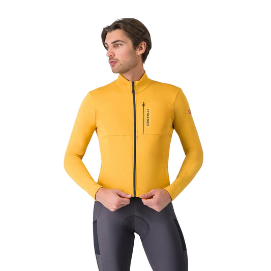 CASTELLI UNLIMITED TRAIL 2 Trikot Langarm Gelb/Grau