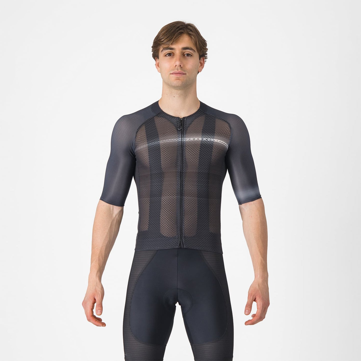 Trikot CASTELLI CLIMBER'S A/C Kurzarm Schwarz