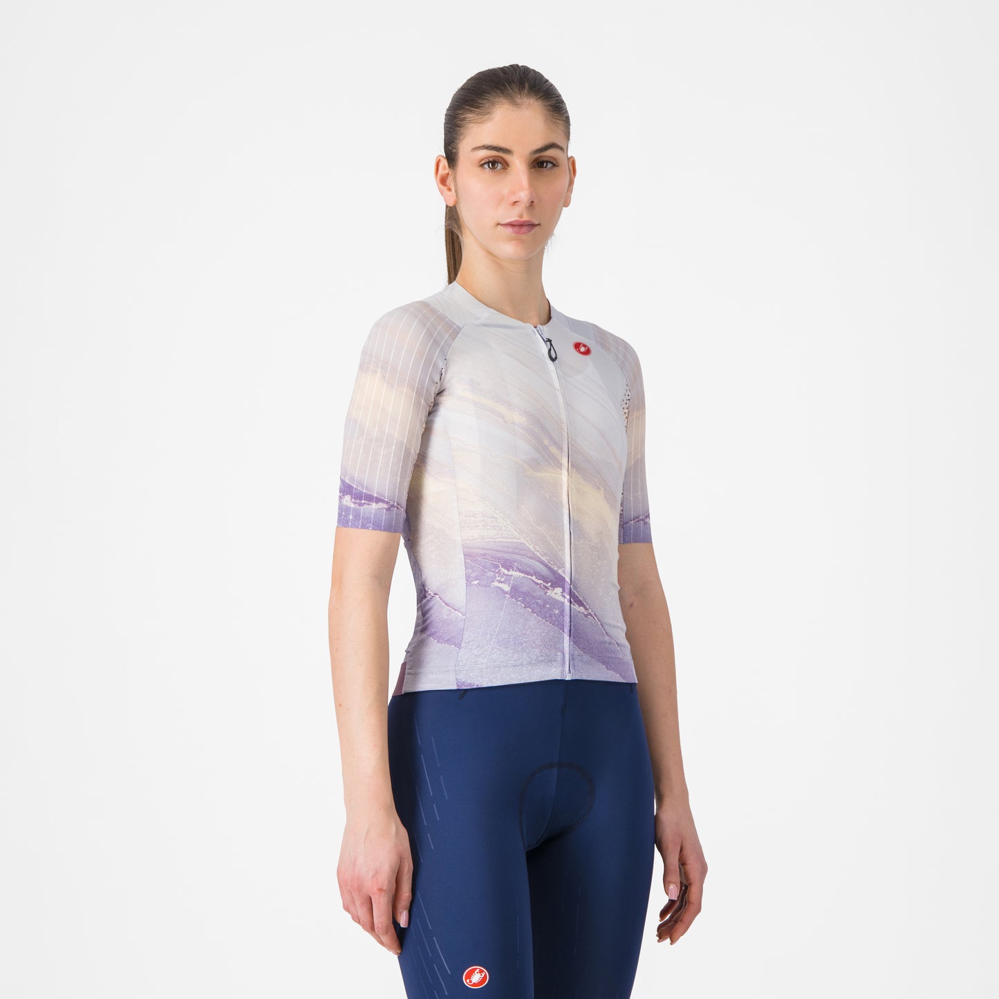 CASTELLI AERO PRO 8S Damen Trikot Kurzarm Mehrfarbig