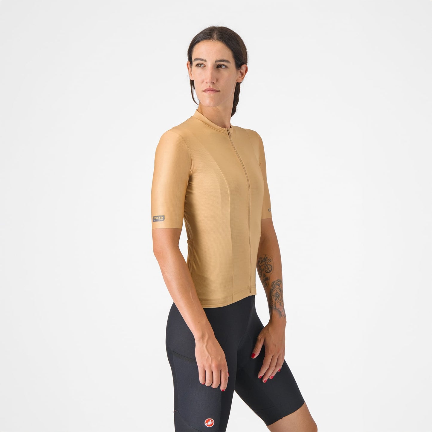 CASTELLI UNLIMITED Damen Trikot Kurzarm Braun