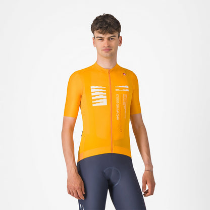 Trikot CASTELLI ESPRESSO R--A/D Kurzarm Orange