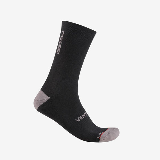 CASTELLI VENTI SOFT MERINO Socken Schwarz