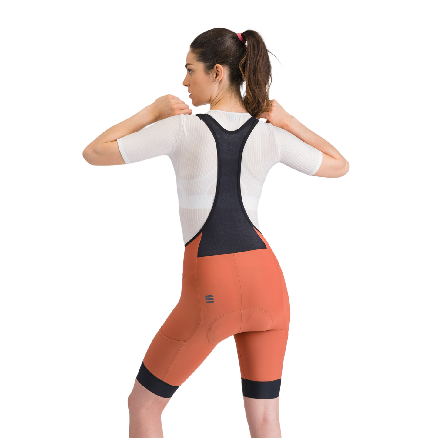 SPORTFUL GIARA 2 Damen Kurze Trägerhose Orange