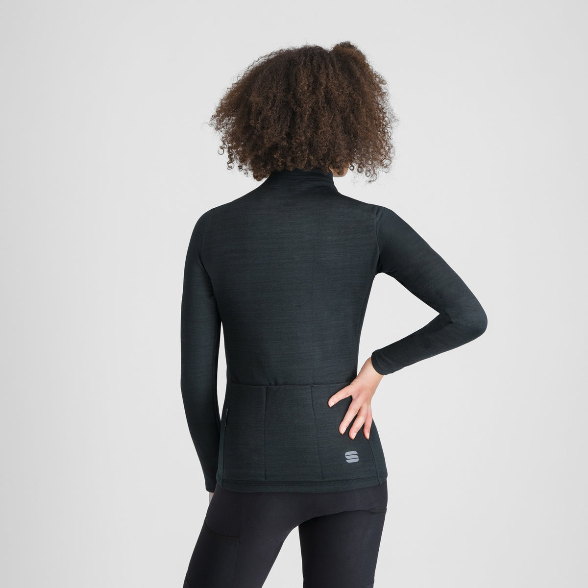 SPORTFUL SUPERGIARA WOOL Damen-Langarmtrikot Schwarz