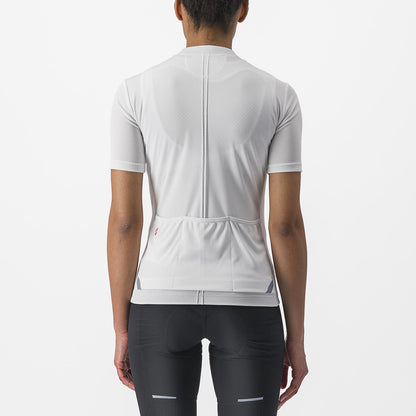 Trikot CASTELLI ANIMA 4 Damen Kurzarm Weiß