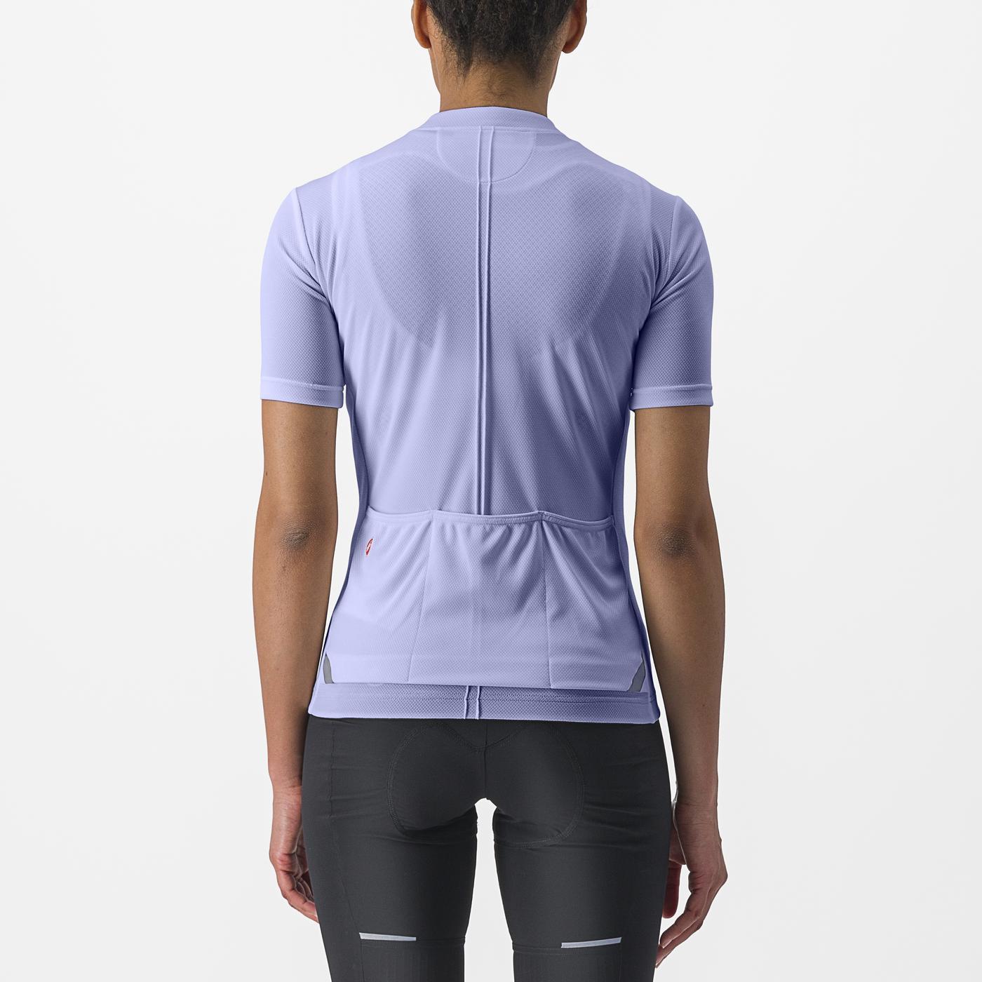 Trikot CASTELLI ANIMA 4 Damen Kurzarm Violett