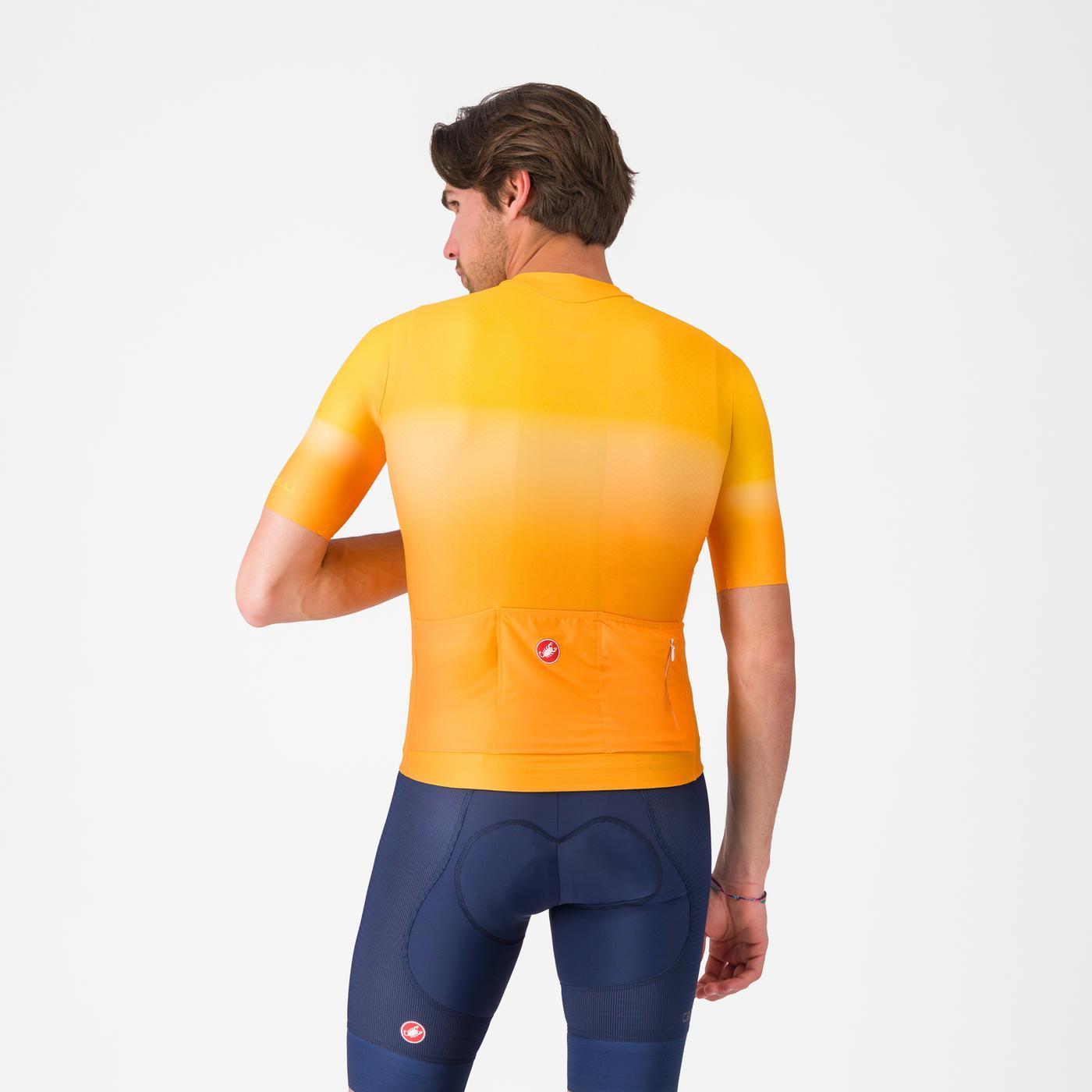 CASTELLI UPF Trikot Kurzarm Orange