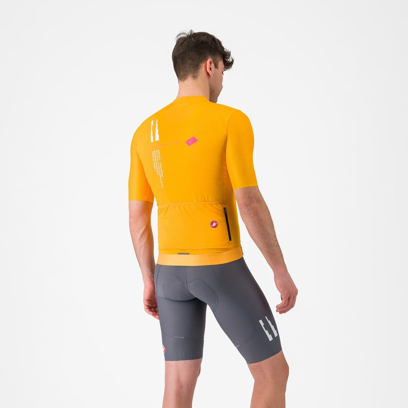 CASTELLI ESPRESSO R--A/D Kurze Trägerhose Rauchgrau
