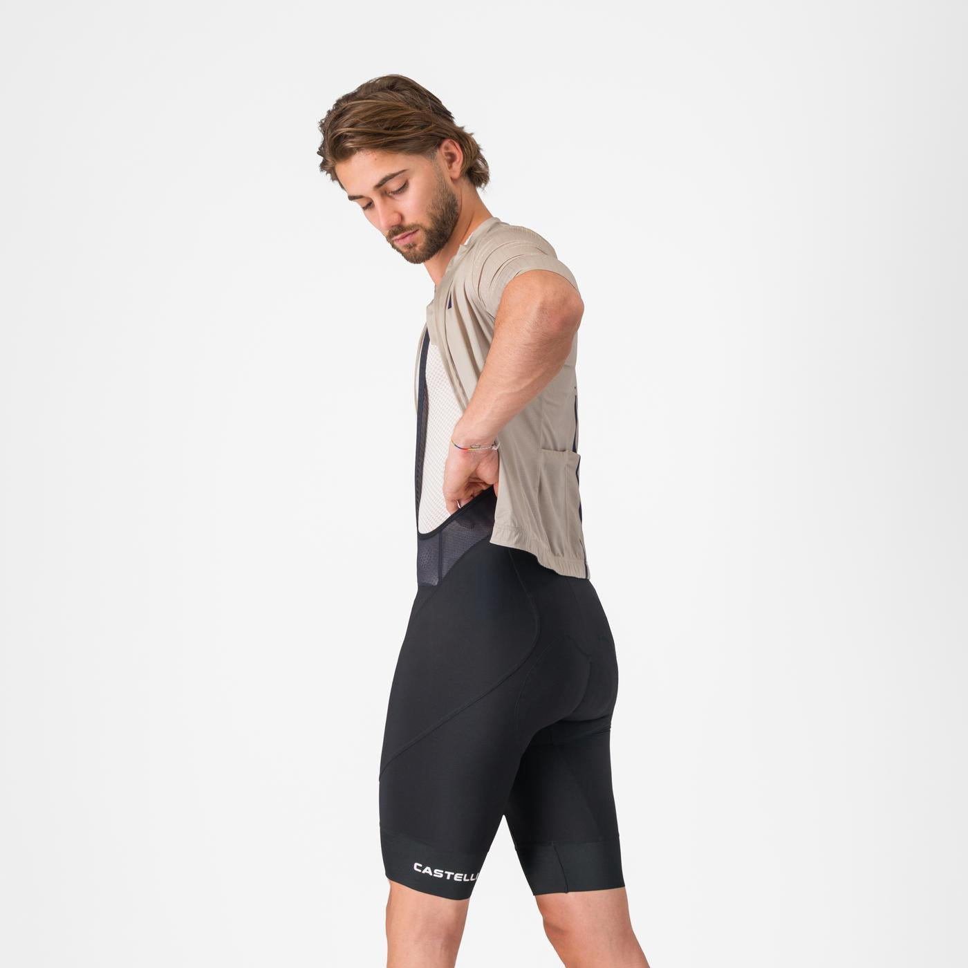 CASTELLI ENDURANCE 4 Kurze Trägerhose Schwarz