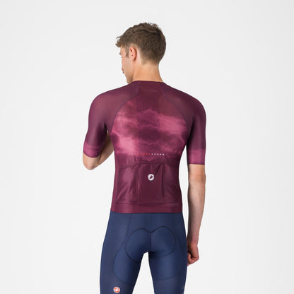 Trikot CASTELLI CLIMBER'S A/C Kurzarm Bordeaux