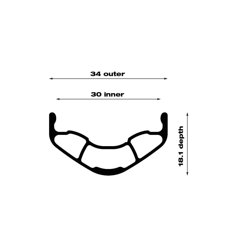 WTB-Felge KOM TOUGH i30 27.5" 30mm