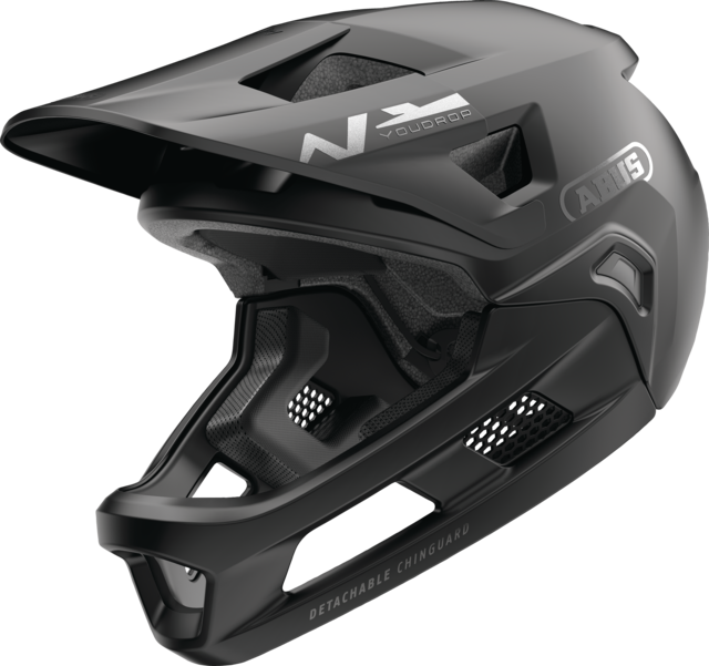 MTB-Helm ABUS YOUDROP FF Junior Muted Schwarz