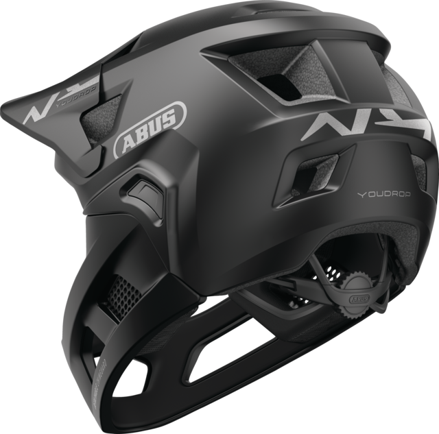 MTB-Helm ABUS YOUDROP FF Junior Muted Schwarz