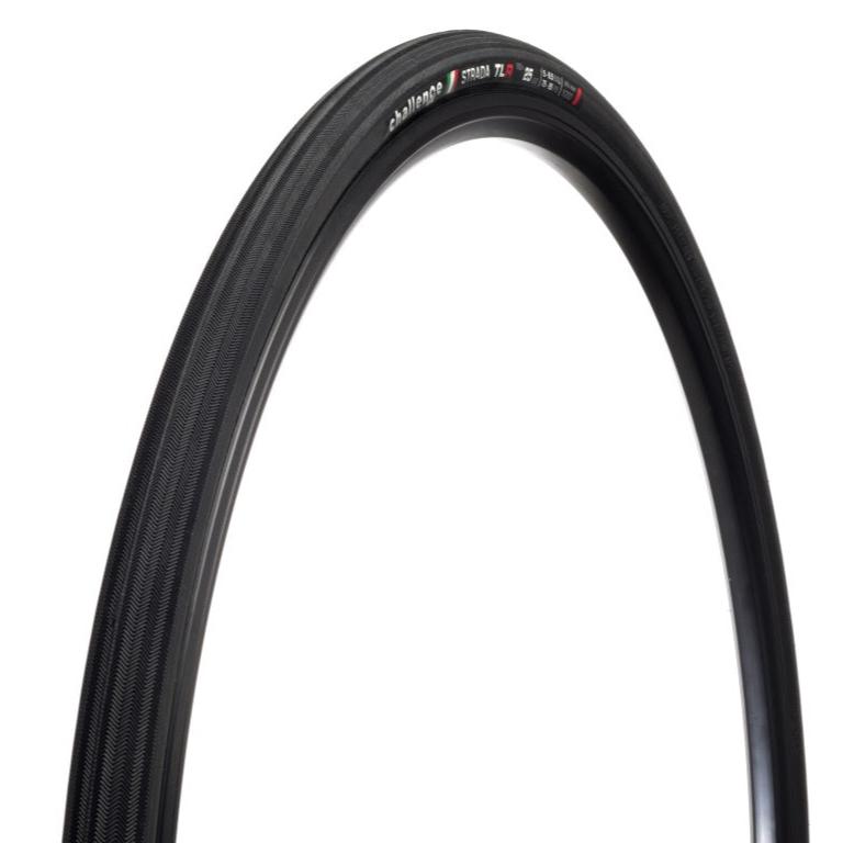 Reifen CHALLENGE STRADA 700x25c Tubeless Ready Schwarz