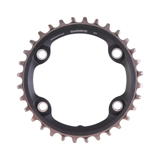 Plateau Mono SHIMANO SLX M7000 11V 4 Trous 96mm — vue du plateau sur fond blanc
