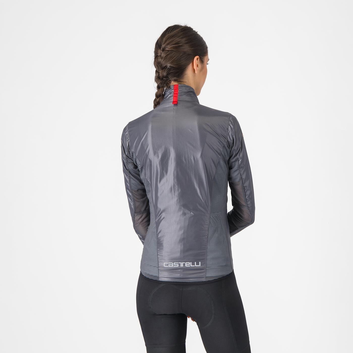 CASTELLI ARIA SHELL Jacke Damen Dunkelgrau