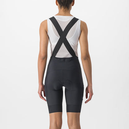 Damen-Trägershort CASTELLI UNLIMITED CARGO Damen Schwarz