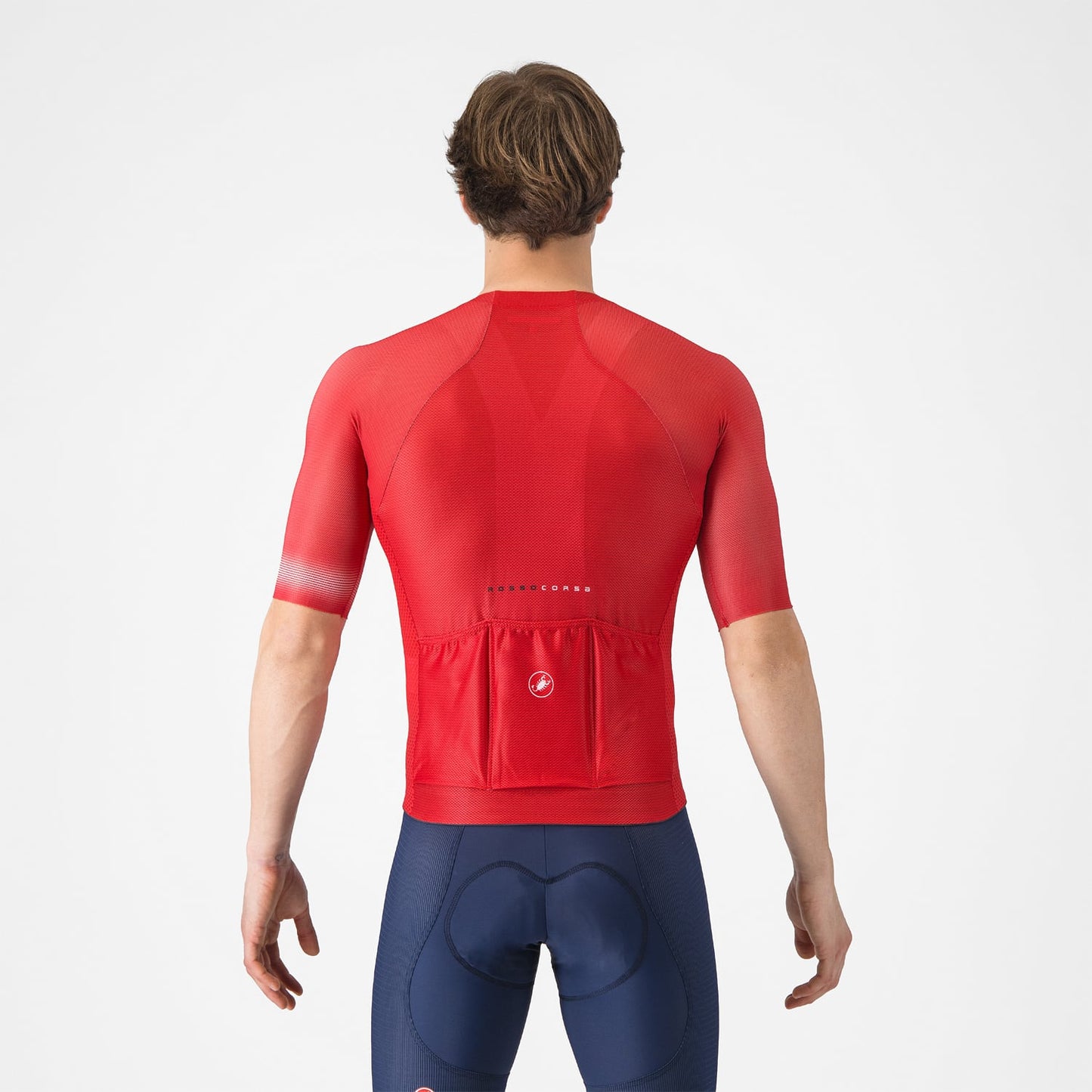 Trikot CASTELLI CLIMBER'S A/C Kurzarm Rot