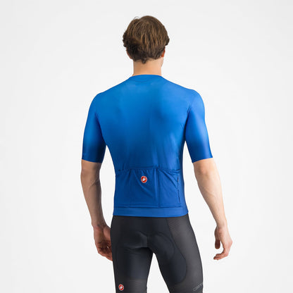 Trikot CASTELLI UPF Kurzarm Blau