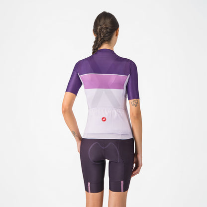 Damen-Radhose mit Trägern CASTELLI PRIMA 2 DT Dunkelviolett