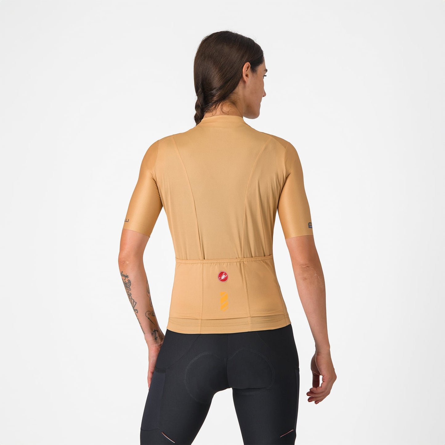 CASTELLI UNLIMITED Damen Trikot Kurzarm Braun