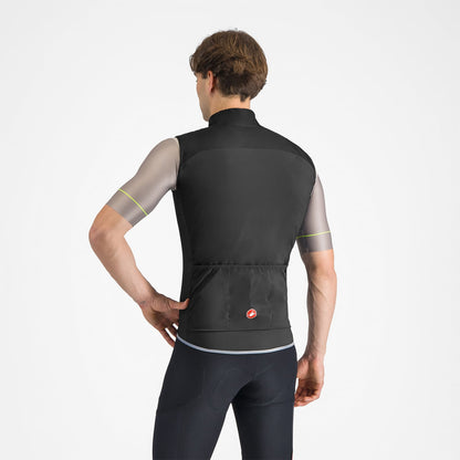 Ärmellose Weste CASTELLI FLY DIRECT Schwarz