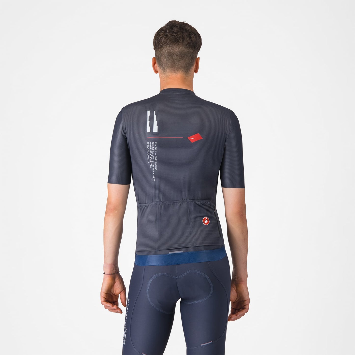 CASTELLI ESPRESSO R--A/D Trikot Kurzarm Blau