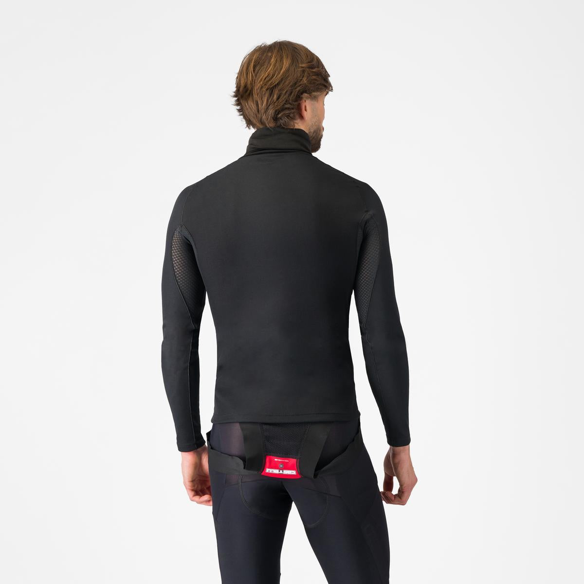 Unterwäsche CASTELLI FLANDERS 2 HIGH NECK WARMER Longsleeve Schwarz